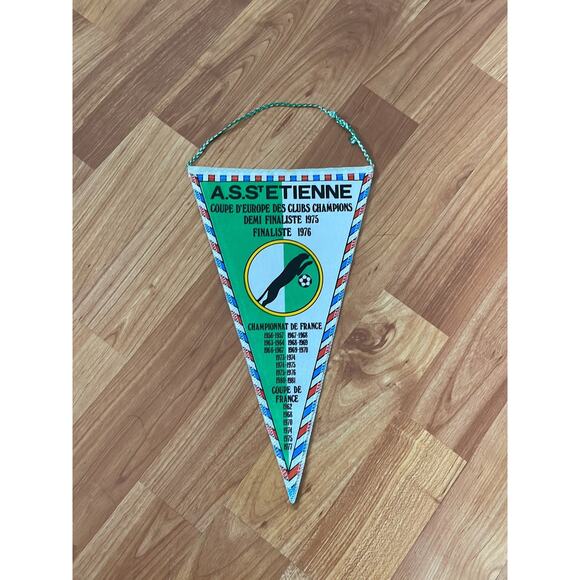 Vintage A.S.S t Etienne Banner - Picture 2 of 2